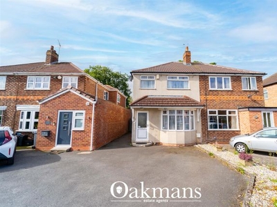Semi-detached house for sale in Chamberlain Crescent, Shirley, Solihull B90