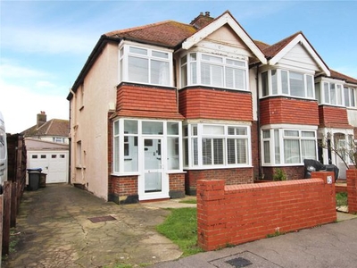 Semi-detached house to rent in Thalassa Road, Worthing, West Sussex BN11
