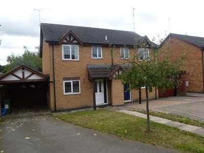 Semi-detached house to rent in Wightman Close, Stoney Stanton, Leicester LE9