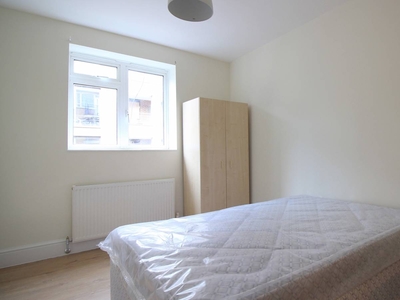 Decorated room with heating in shared flat, Southwark