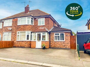 4 bedroom semi-detached house for sale in Repton Road, Wigston, Leicester, LE18