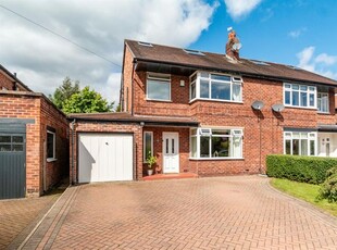 Semi-detached house for sale in Mosley Road, Timperley, Altrincham WA15