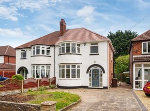Semi-detached house to rent in Braemar Road, Solihull, West Midlands B92