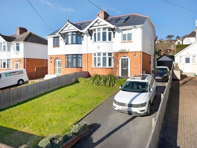 Semi-detached house for sale in Yannon Drive, Teignmouth TQ14