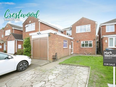 Detached house for sale in Crestwood, Amington, Tamworth B77