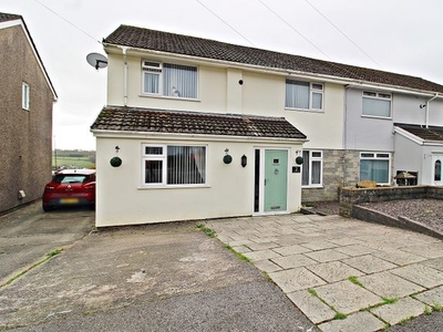 Semi-detached house for sale in St. Lukes Close, Llanharan, Pontyclun, Rhondda Cynon Taff. CF72