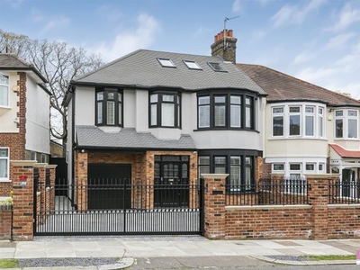 Semi-detached house for sale in Woodcroft, Winchmore Hill N21