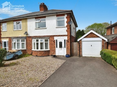 Semi-detached house for sale in Wigston Road, Oadby, Leicester, Leicestershire LE2