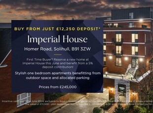 1 bedroom apartment for sale in Imperial House, Princes Gate, Homer Road, Solihull, West Midlands, B91