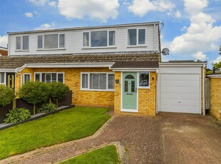 3 bedroom semi-detached house for sale in Halstow Close, Maidstone, Kent, ME15