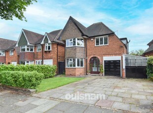 4 bedroom detached house for sale in Chesterwood Road, Kings Heath, Birmingham, West Midlands, B13