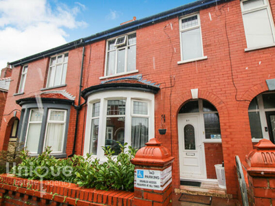 4 Bedroom Terraced House For Sale In Blackpool