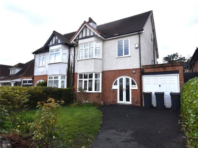 Semi-detached house for sale in Woodlands Road, Sparkhill, Birmingham B11