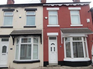 2 bedroom terraced house for rent in Munster Road, Liverpool, L13