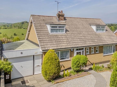 Detached bungalow for sale in Ladderedge, Leek, Staffordshire ST13