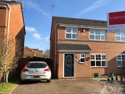 Semi-detached house to rent in Hainer Close, Stafford ST17