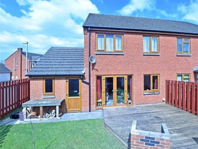 Semi-detached house for sale in Ithon View, Llandrindod Wells, Powys LD1