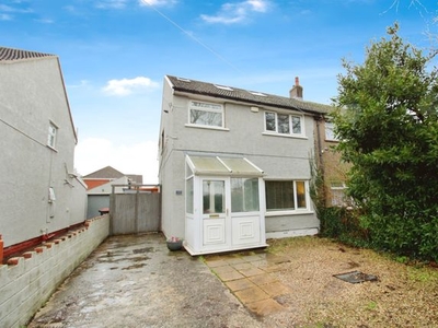 Semi-detached house for sale in Marshfield Road, Marshfield, Cardiff CF3