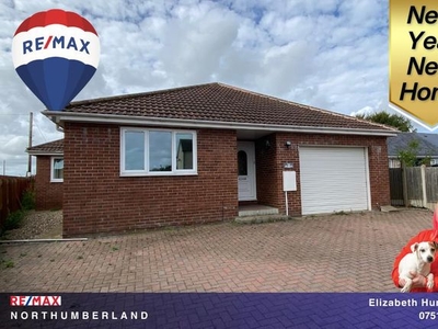 Detached bungalow for sale in The Brambles, Main Street, Red Row, Morpeth NE61