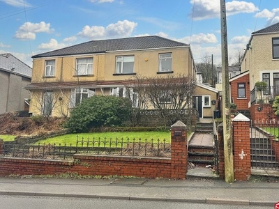 Semi-detached house for sale in Neath Road, Maesteg, Bridgend. CF34