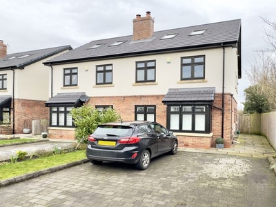 Semi-detached house for sale in Orchard Place, Oak Grove, Poynton, Stockport SK12