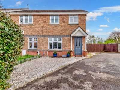 End terrace house for sale in Lodwick Rise, St. Mellons, Cardiff. CF3