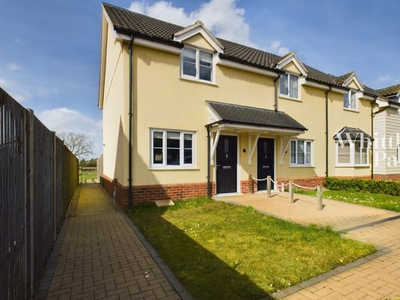End terrace house to rent in Paddock, Chare Road, Stanton, Bury St. Edmunds IP31