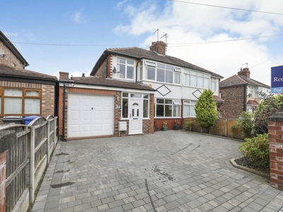 4 bedroom semi-detached house for sale in Rossall Road, Great Sankey, Warrington, Cheshire, WA5