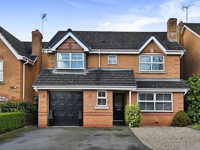 Detached house for sale in Briton Lodge Close, Moira, Swadlincote, Leicestershire DE12