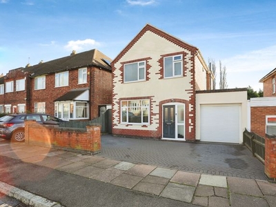 Detached house for sale in Burnham Drive, Leicester, Leicestershire LE4
