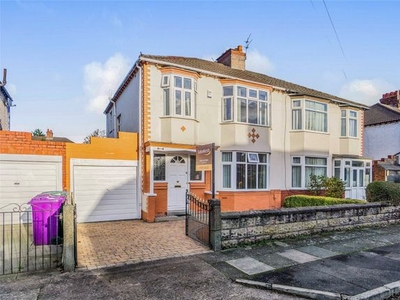 Semi-detached house for sale in Allangate Road, Grassendale, Liverpool L19