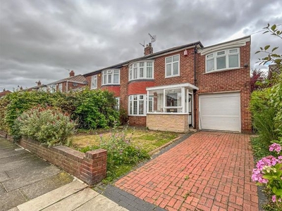 Semi-detached house for sale in Greenfield Road, Gosforth, Newcastle Upon Tyne NE3