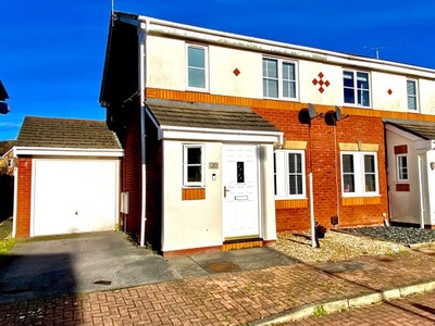 Semi-detached house for sale in Laburnum Close, Rogerstone, Newport NP10