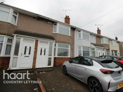 2 bedroom terraced house for rent in Alfall Road, Coventry, CV2 3GG, CV2
