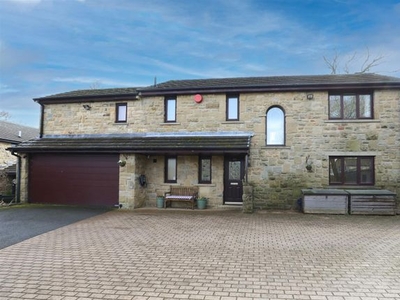 Detached house for sale in White Wells Gardens, Scholes, Holmfirth HD9