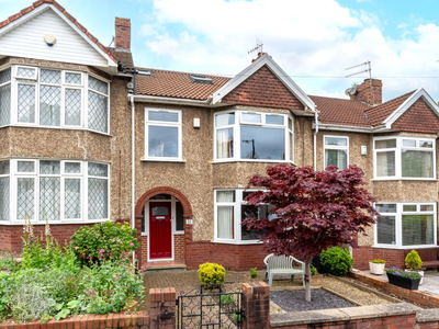 3 bedroom terraced house for sale in Ravenhill Road, Lower Knowle, Bristol, BS3