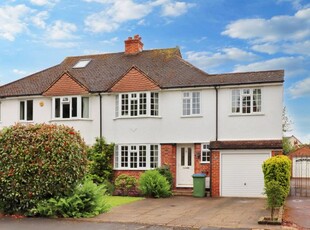 Semi-detached house for sale in Westcar Lane, Hersham Village, Surrey KT12