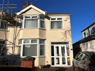 3 bedroom semi-detached house for sale in Newborough Avenue, Crosby, Liverpool, Merseyside, L23