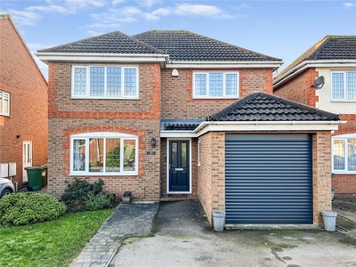 4 bedroom detached house for sale in Robotham Close, Narborough, Leicester, Leicestershire, LE19