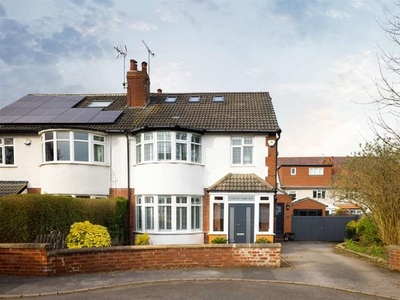 Semi-detached house for sale in Lidgett Park View, Roundhay, Leeds LS8