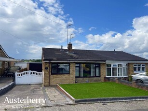 2 bedroom semi-detached bungalow for sale in Balmoral Close, Hanford, Stoke-On-Trent, Staffordshire, ST4 8QL, ST4