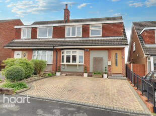 3 bedroom semi-detached house for sale in Chilson Drive, Mickleover, DE3