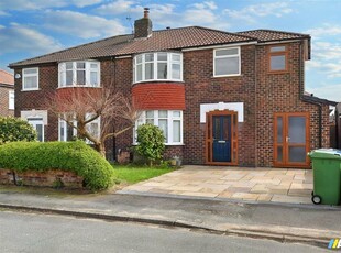 3 bedroom semi-detached house for sale in Derwent Road, Warrington, Cheshire, WA4
