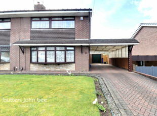 3 bedroom semi-detached house for sale in Keble Way, Stoke-On-Trent, ST3