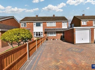 3 bedroom semi-detached house for sale in Wellhouse Close, Wigston, Leicestershire, LE18