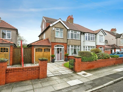 4 bedroom semi-detached house for sale in Brentwood Avenue, Crosby, Liverpool, L23
