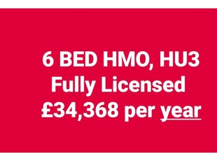 6 bedroom terraced house for sale in Hutt Street, Hull, HU3