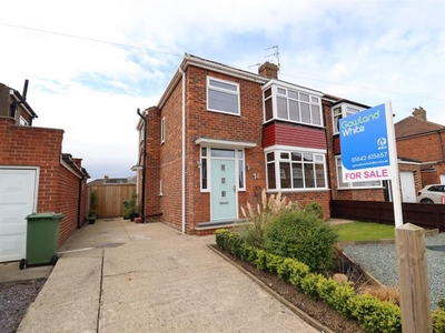Semi-detached house for sale in Coxwold Road, Fairfield, Stockton-On-Tees TS18