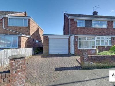 Semi-detached house for sale in Launceston Drive, East Herrington, Sunderland SR3