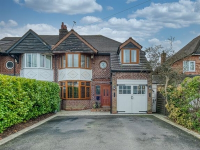 Semi-detached house for sale in Stratford Road, Shirley, Solihull B90
